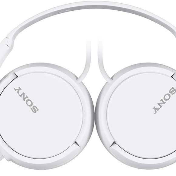 Sony ZX Series MDR-ZX110 Wired On-Ear Headphones, White - Picture 2 of 4